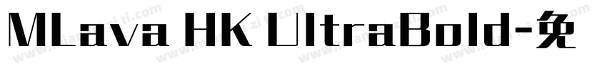 MLava HK UltraBold字体转换